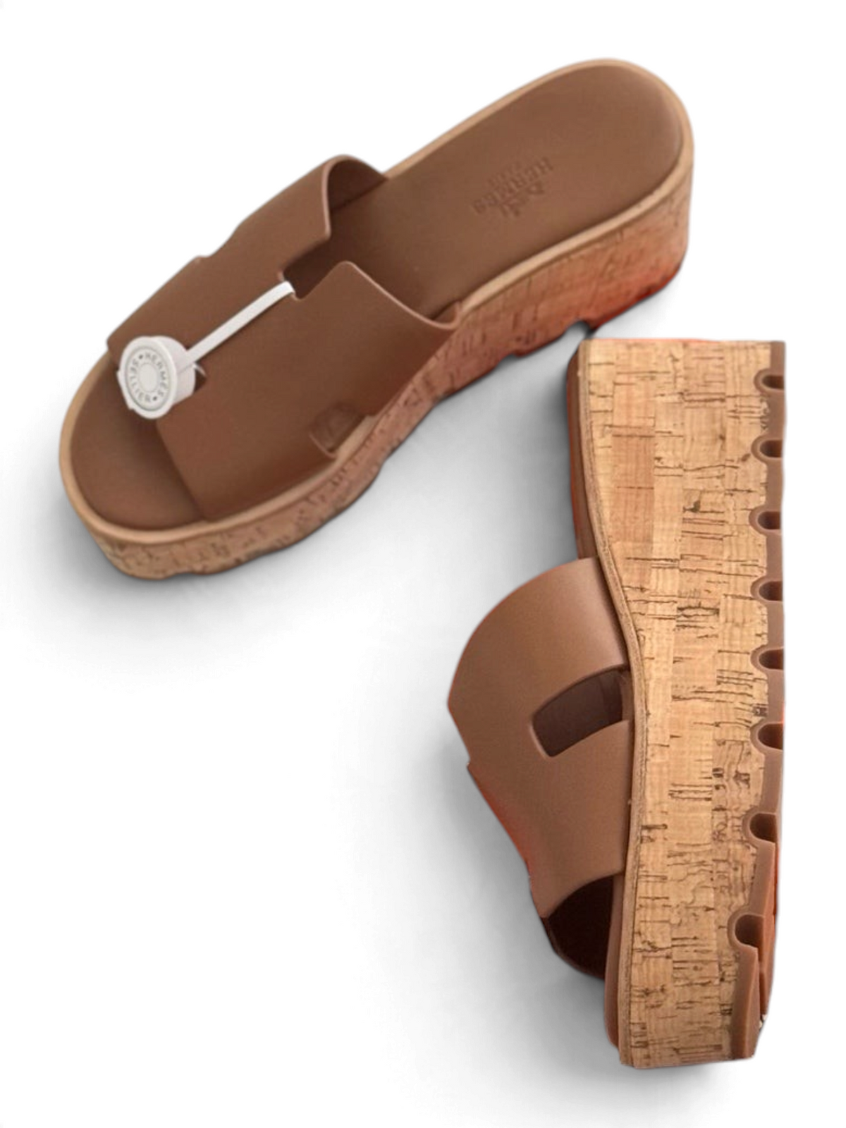 Eze Platform Sandals - Cognac - View 4