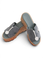 Eze Platform Sandals - Charcoal - View 3