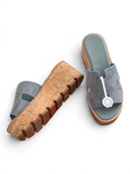 Eze Platform Sandals - Charcoal - View 4