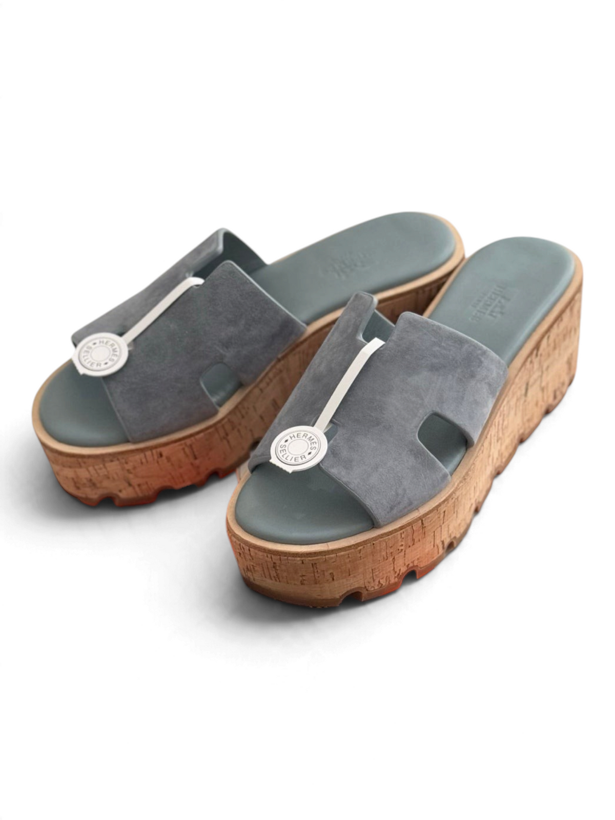 Eze Platform Sandals - Charcoal - View 2