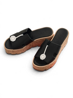 Eze Platform Sandals - Grey - View 2