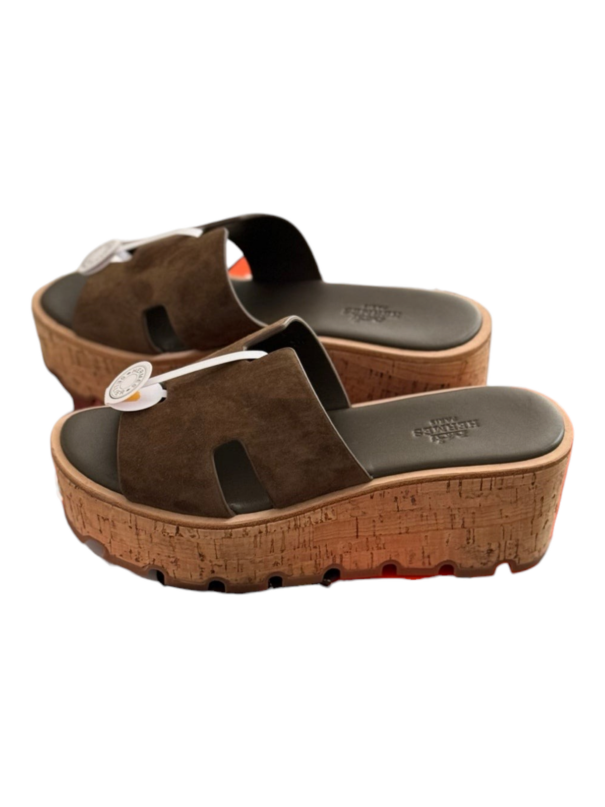 Eze Platform Sandals - Brown - View 3