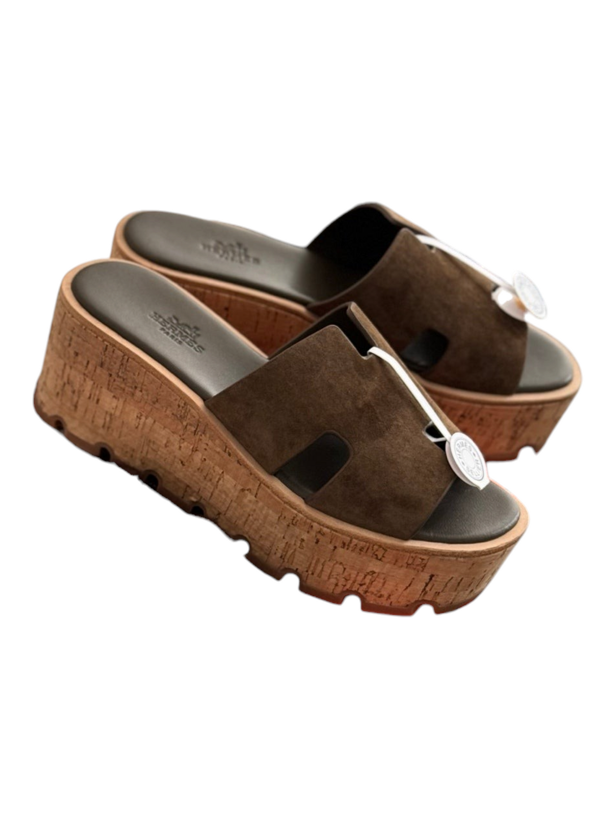 Eze Platform Sandals - Brown - View 2