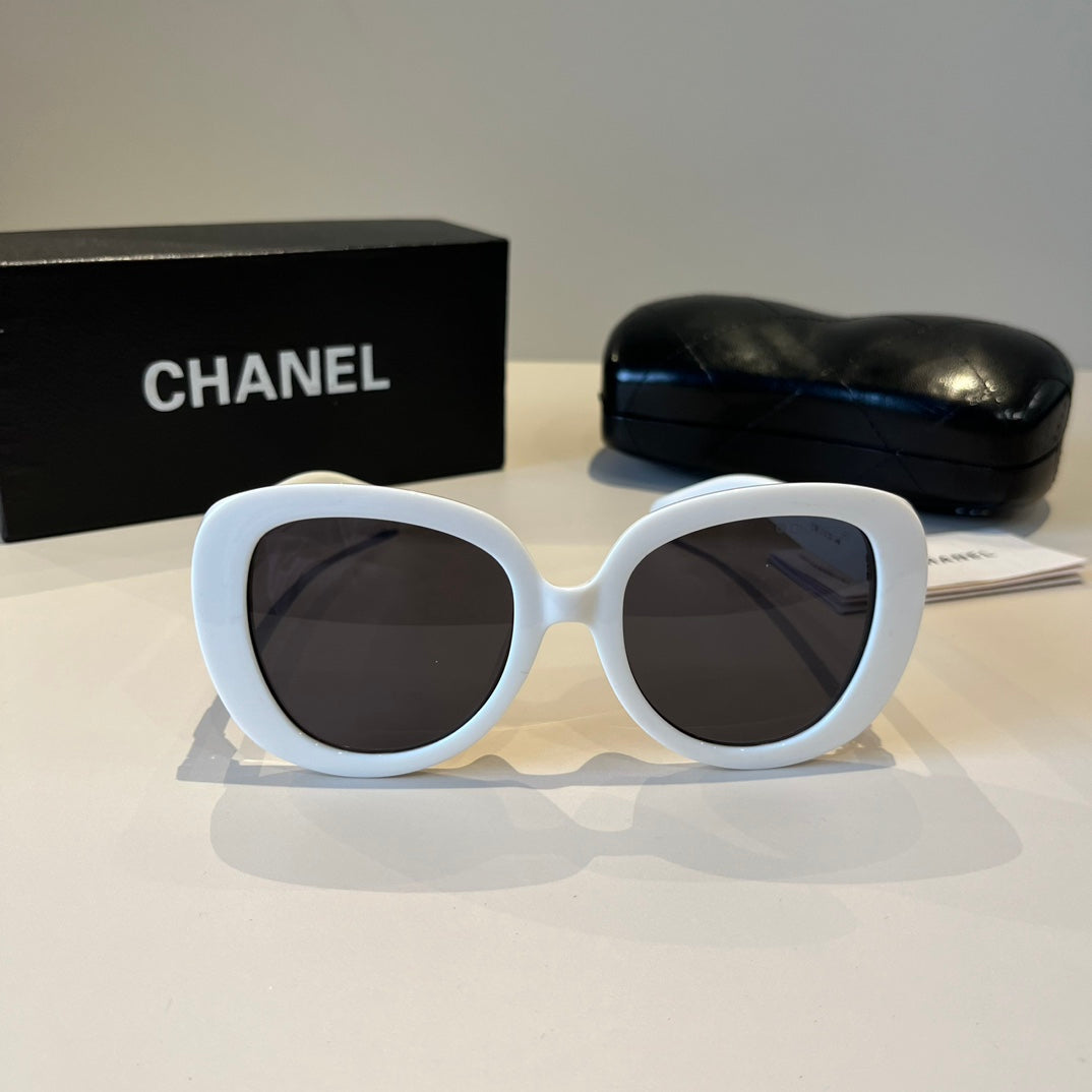Crystal-Embellished Square Sunglasses - White - View 2