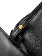 Saint Laurent Jamie 4.3 Large Pochon Bag in Black Lambskin Leather - Detail View 7