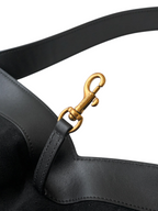 Saint Laurent Y Large Tote Bag in Black Grained calfskin Leather - Detail View 7