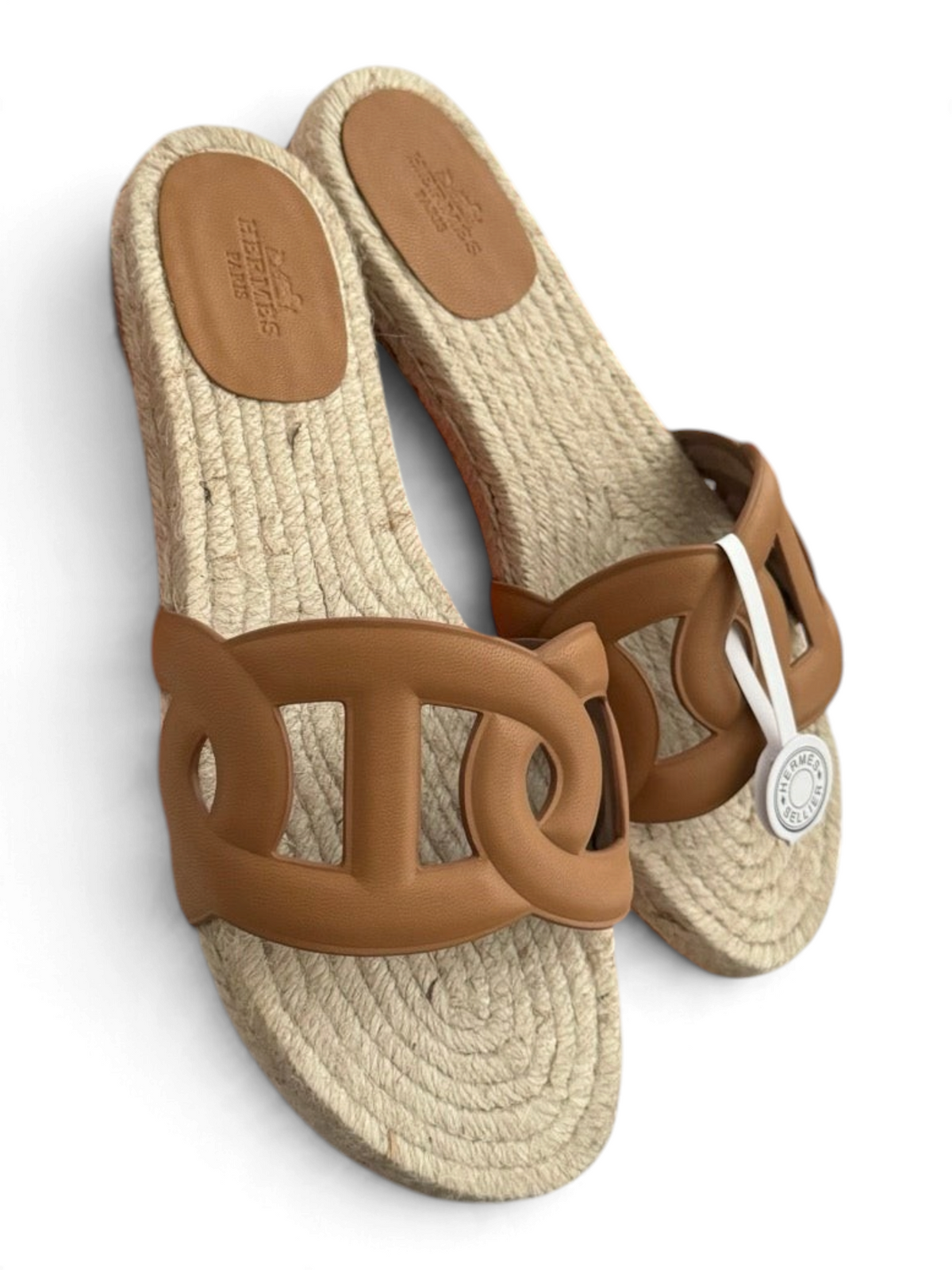 Eze Espadrille Platform Sandals - Tan - View 1