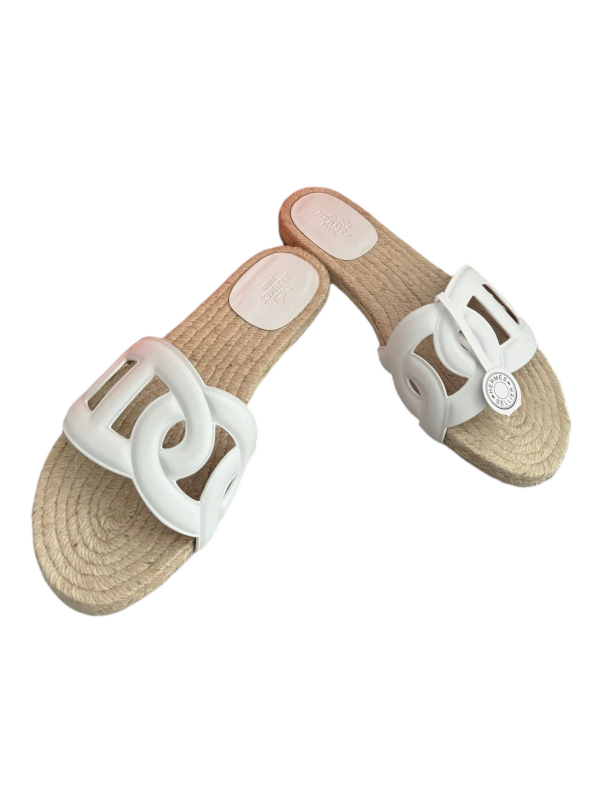 Eze Espadrille Platform Sandals - White - View 7