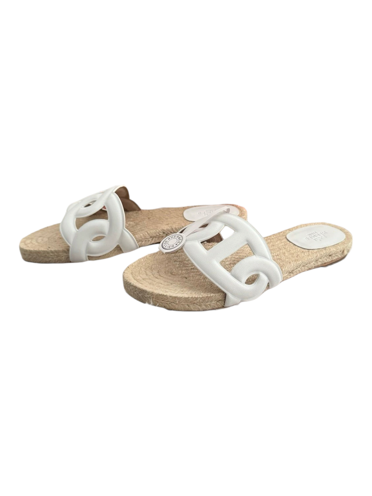Eze Espadrille Platform Sandals - White - View 2
