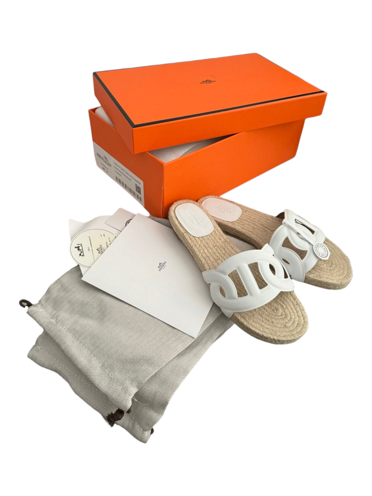 Eze Espadrille Platform Sandals - White - View 5