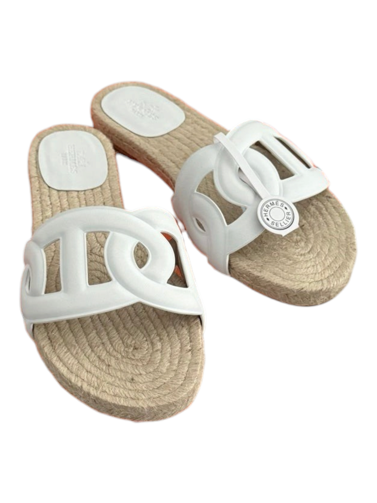 Eze Espadrille Platform Sandals - White - View 4
