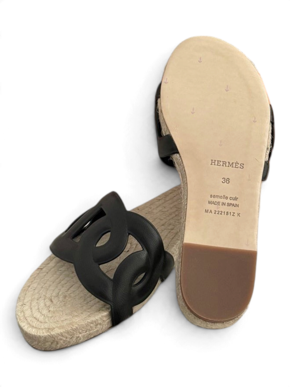 Eze Espadrille Platform Sandals - Black - View 5