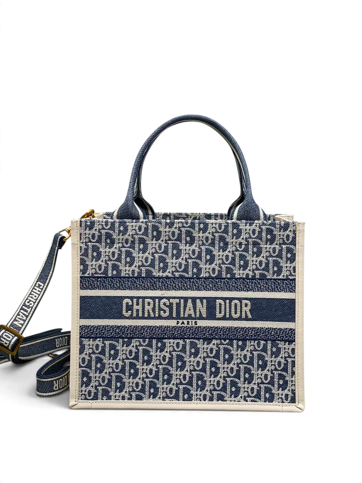 Embroidered Canvas Tote Bag 26cm - View 1
