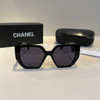 Crystal-Embellished Square Sunglasses - Black - View 2