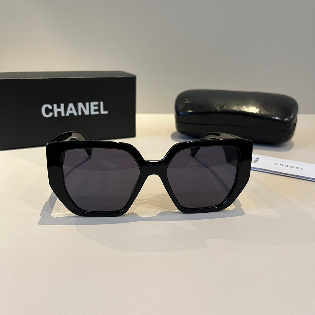 Crystal-Embellished Square Sunglasses - Black - View 2