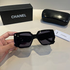 Crystal-Embellished Square Sunglasses - Black - View 9
