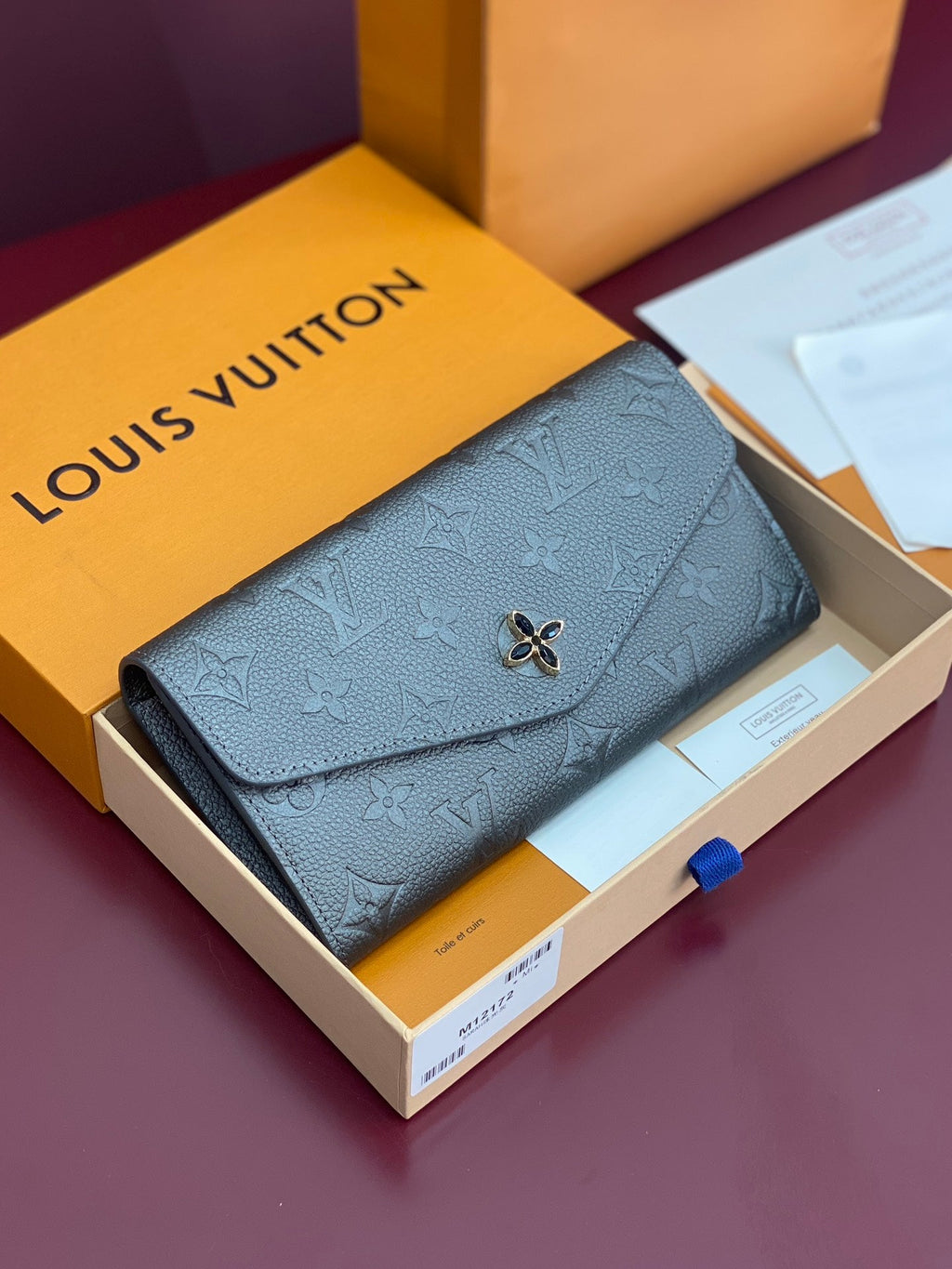 Sarah Wallet – Monogram Empreinte Leather
