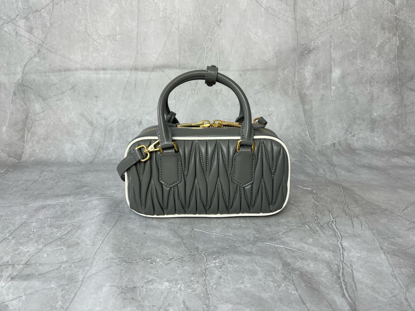 Matelassé Bowling Bag - View 2
