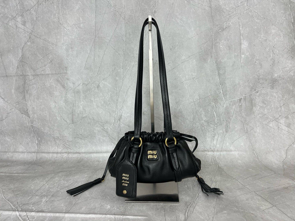 Pleated Hobo Bag - View 1