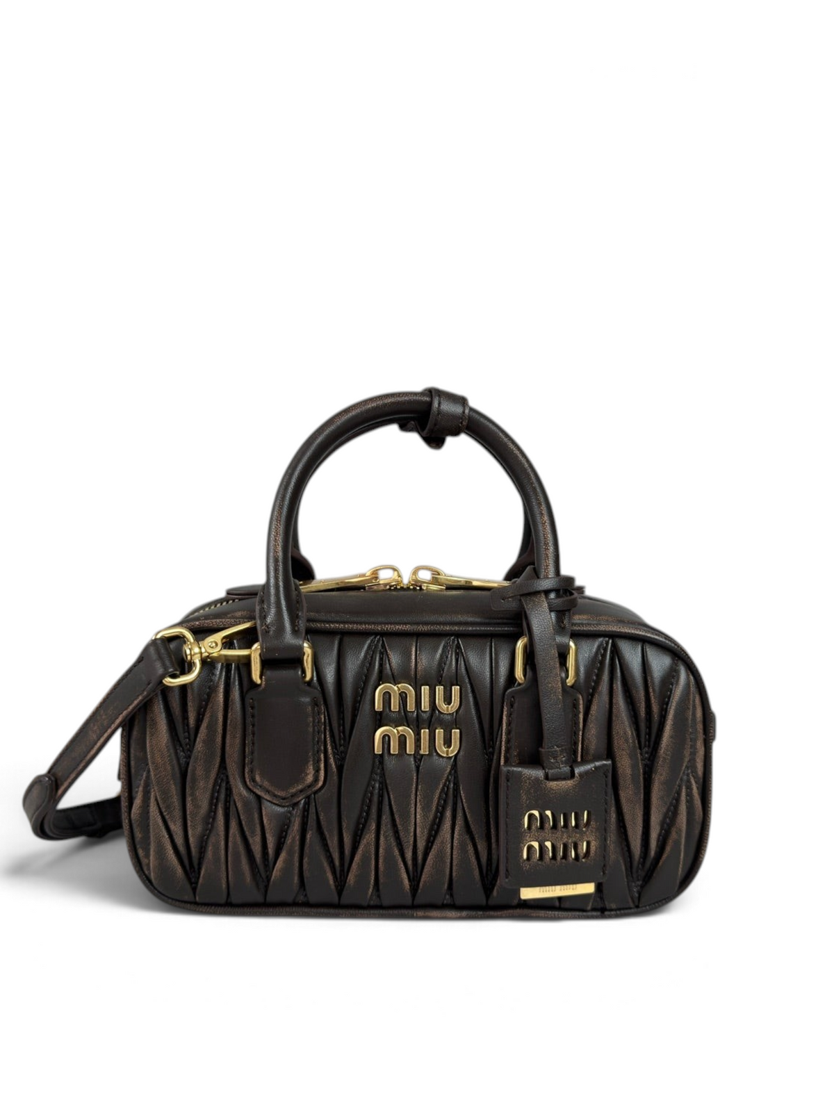 Matelassé Bowling Bag - View 1