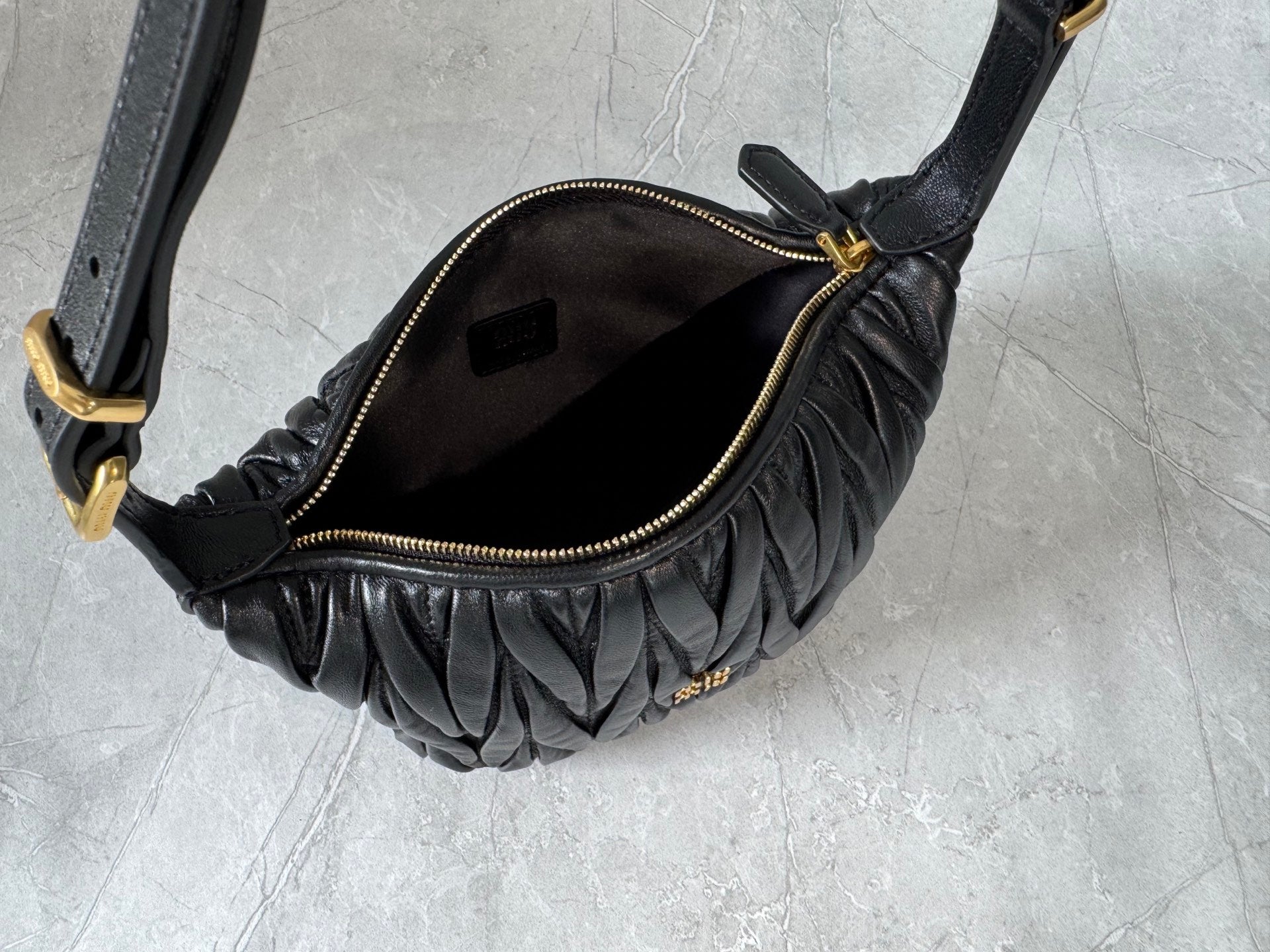 Matelassé Mini Shoulder Bag - View 8