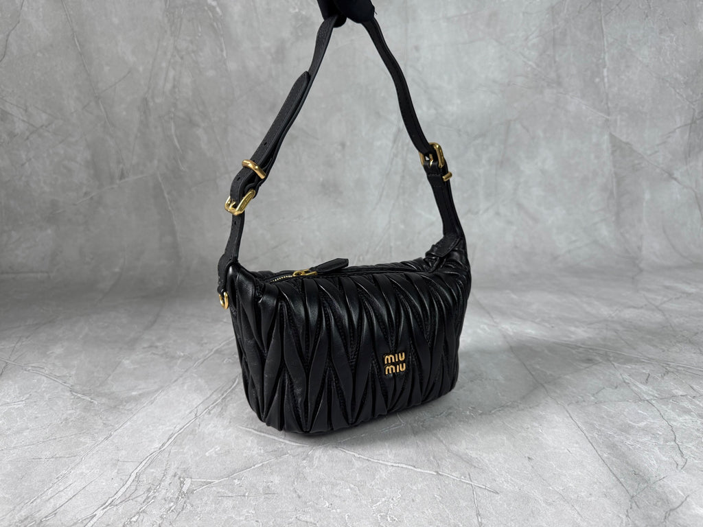 Matelassé Mini Shoulder Bag - View 3
