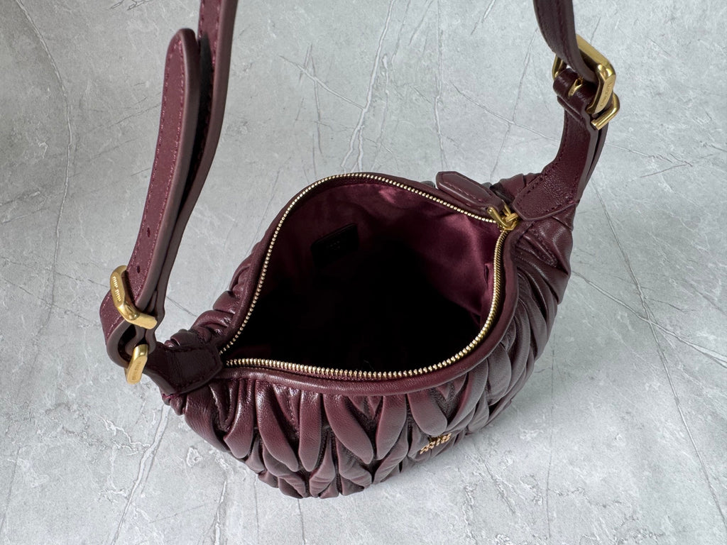 Matelassé Mini Shoulder Bag - View 8