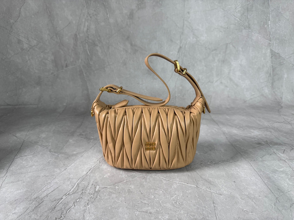Matelassé Mini Shoulder Bag - View 1