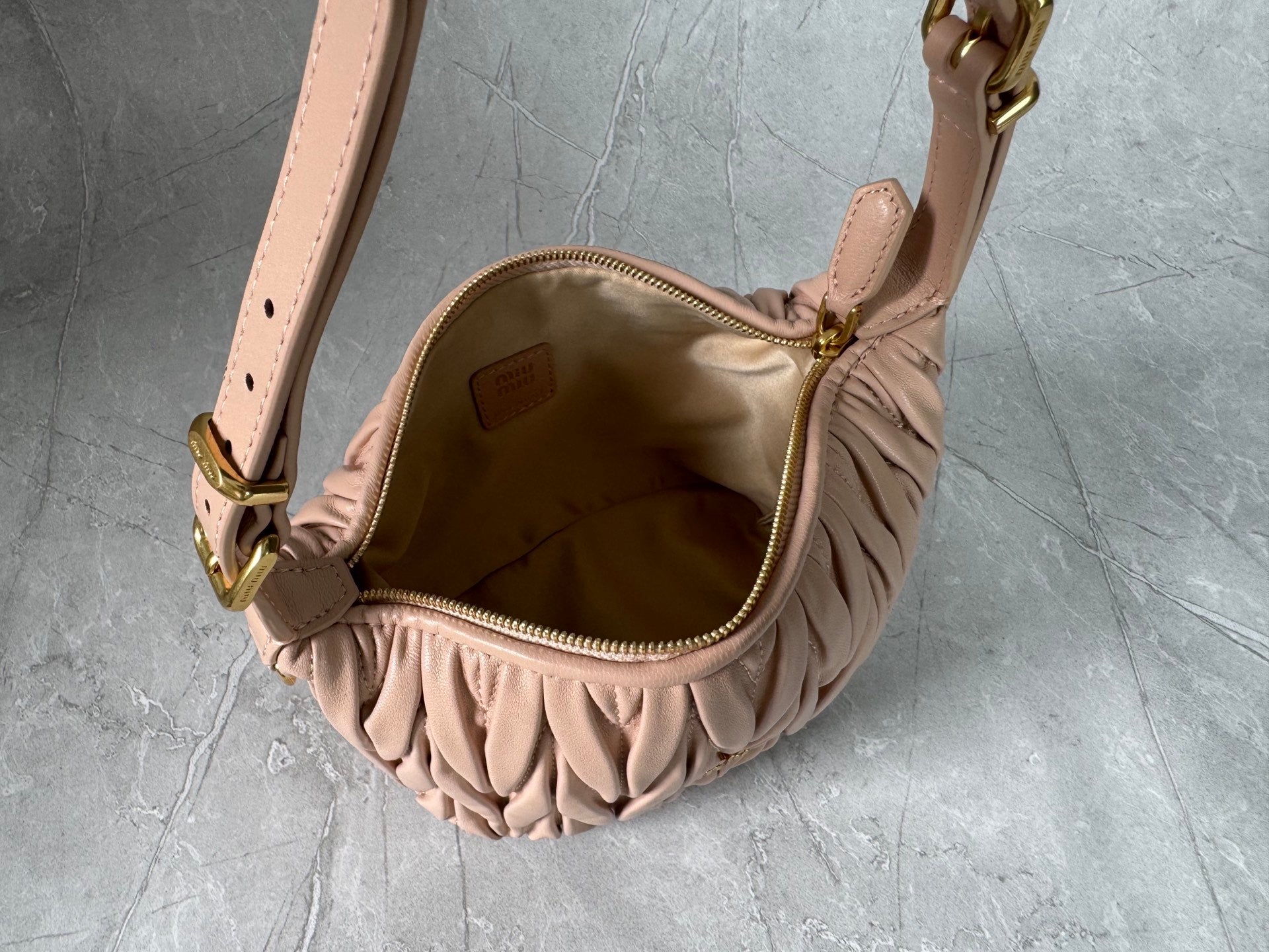 Matelassé Mini Shoulder Bag - View 8