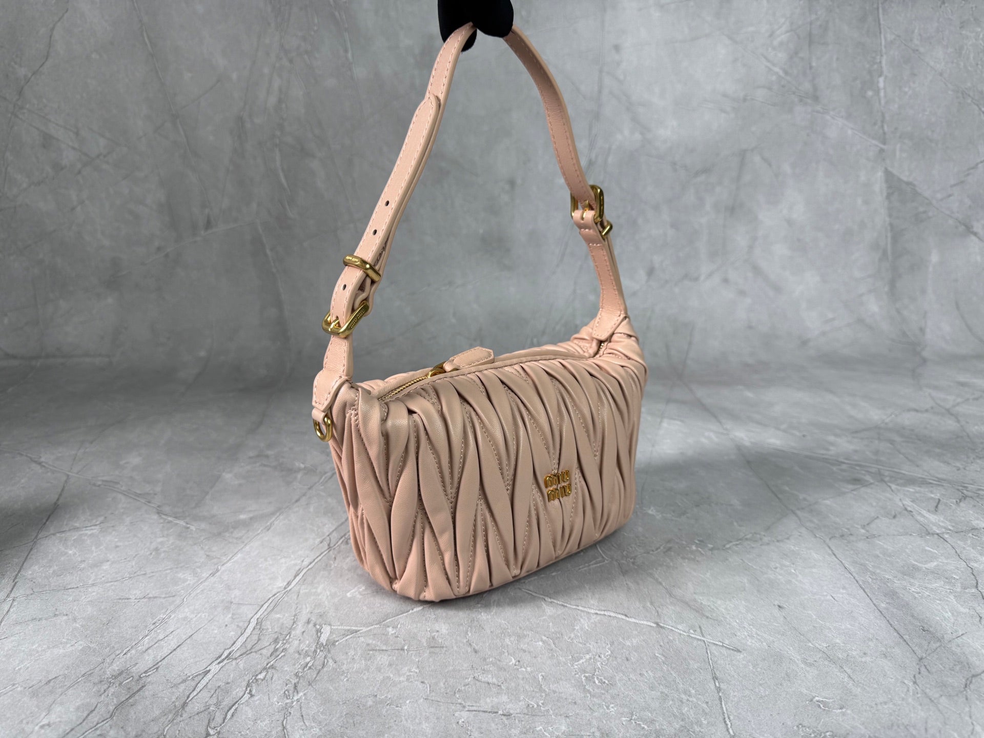 Matelassé Mini Shoulder Bag - View 3
