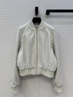 Perforated Sheepskin Bomber Jacket – Modern Sculpted Edition