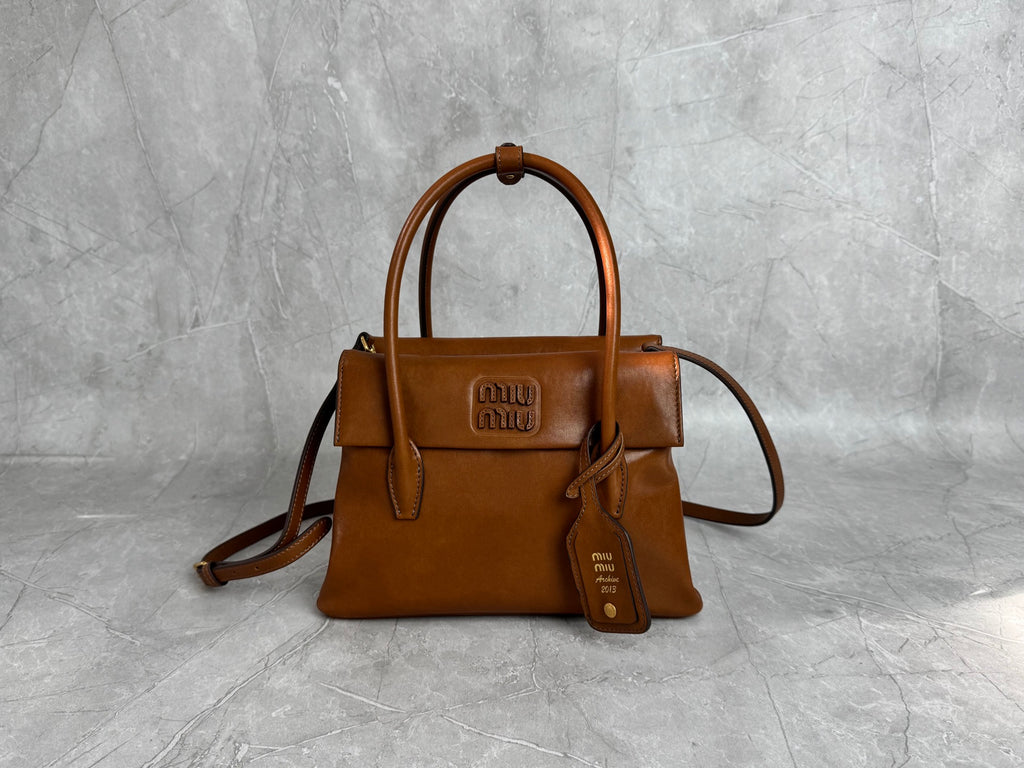 Vintage Top Handle Bag - View 1