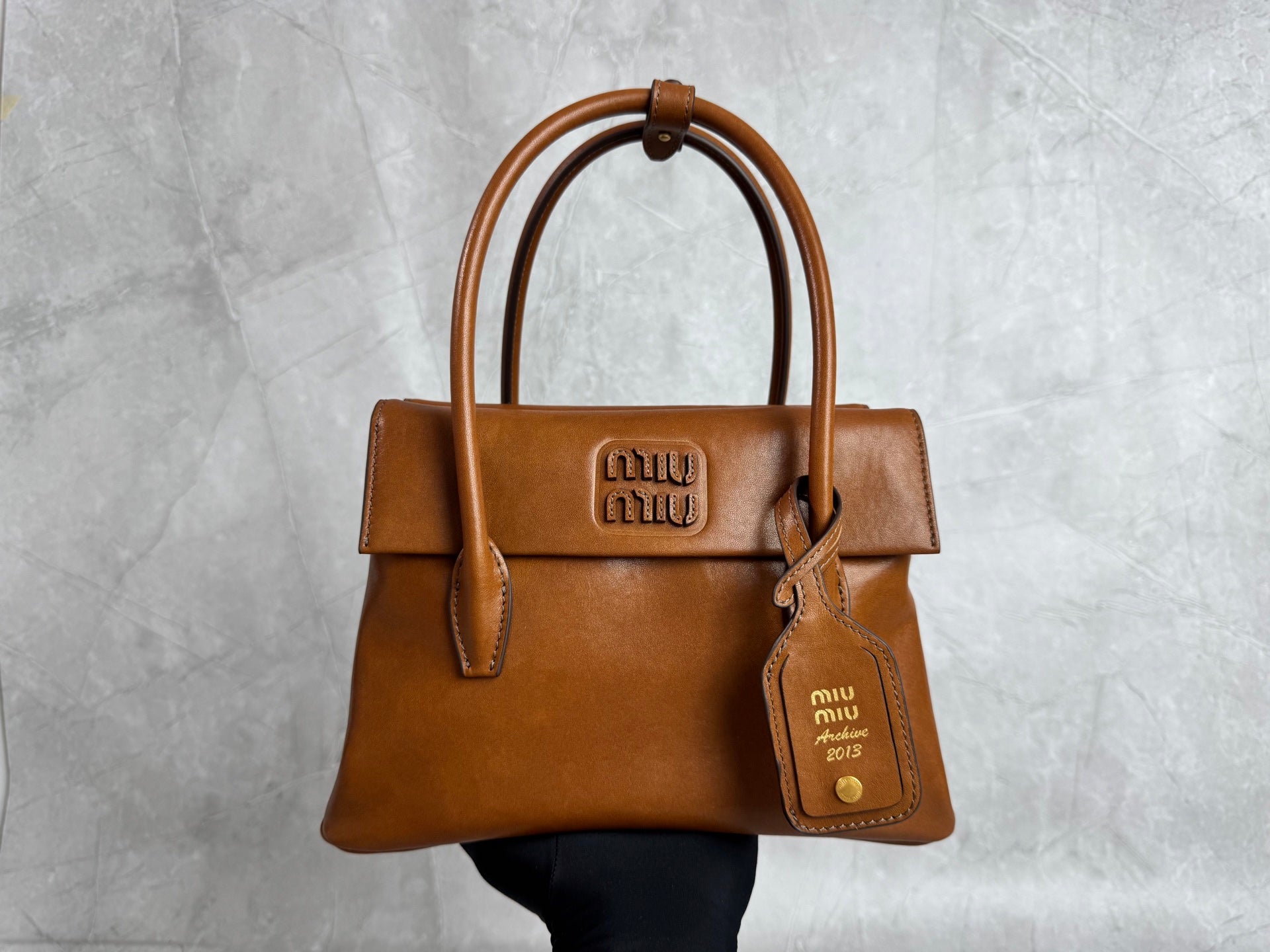 Vintage Top Handle Bag - View 1