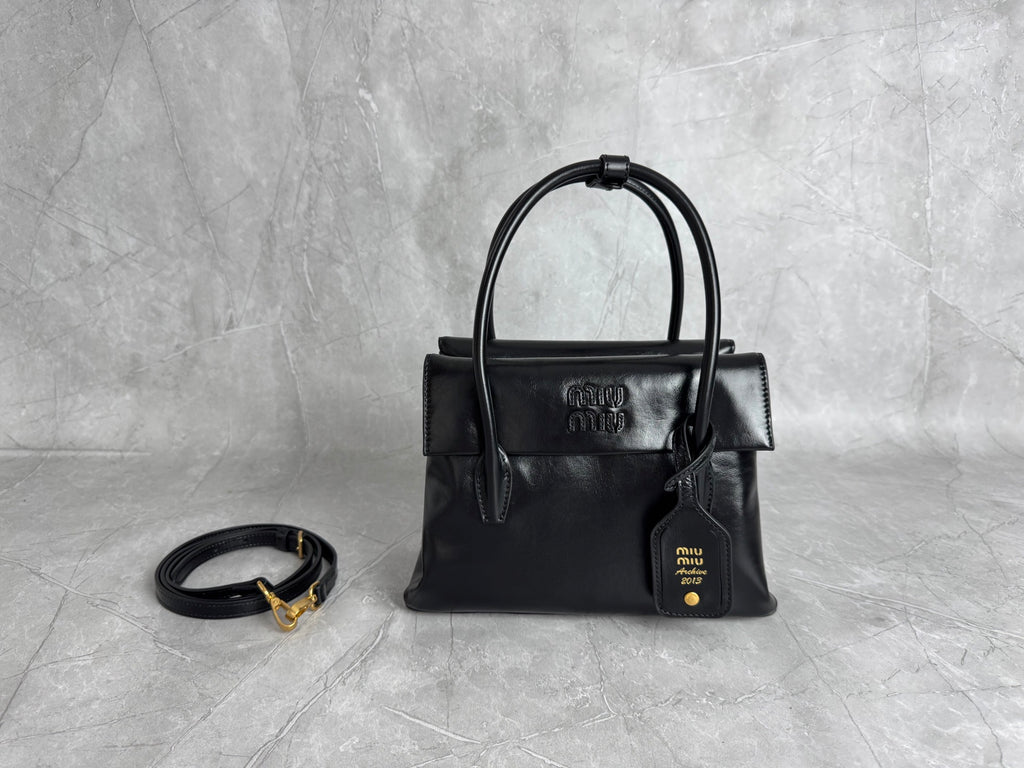 Vintage Top Handle Bag - View 1