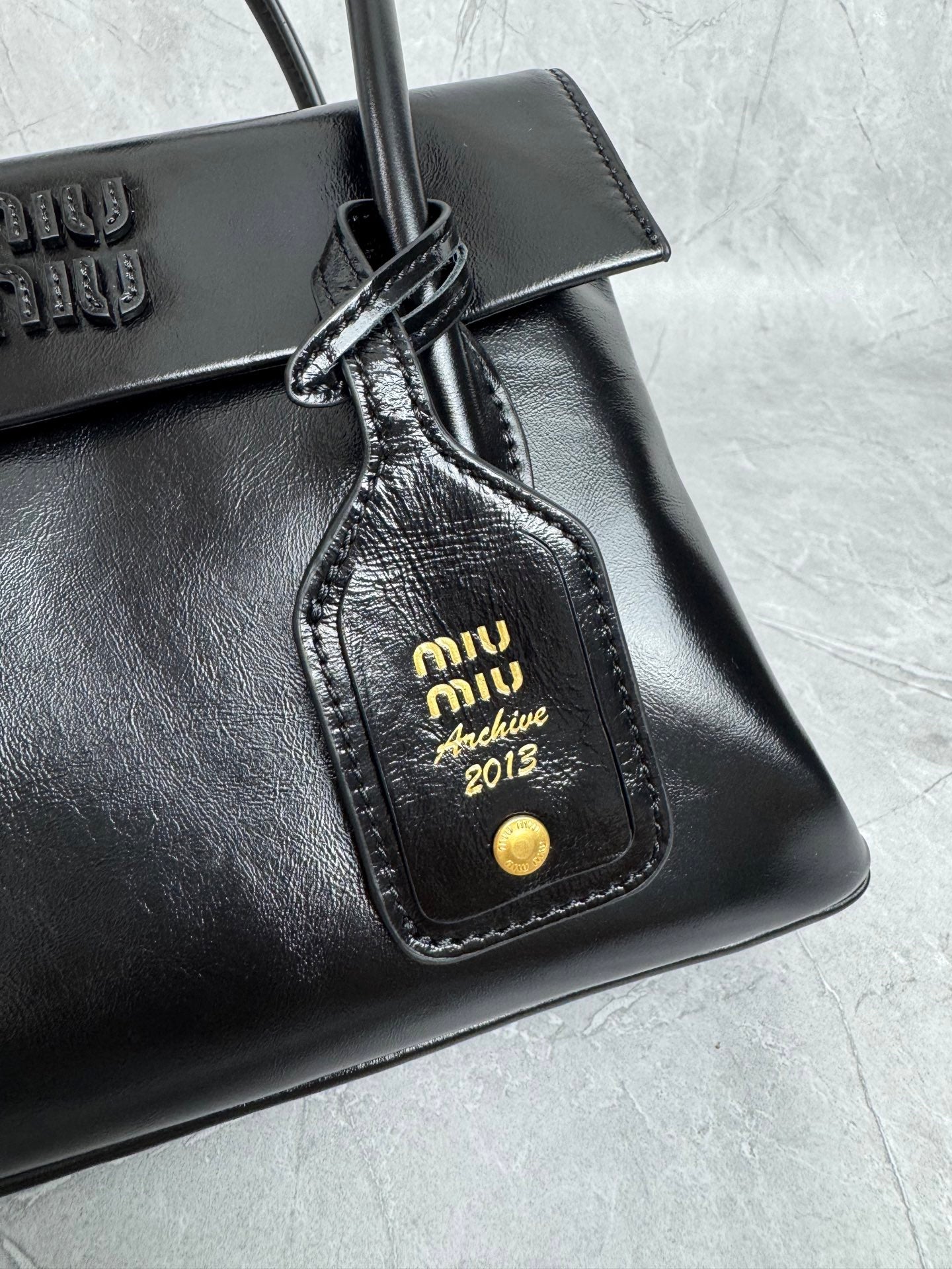 Vintage Top Handle Bag - View 3