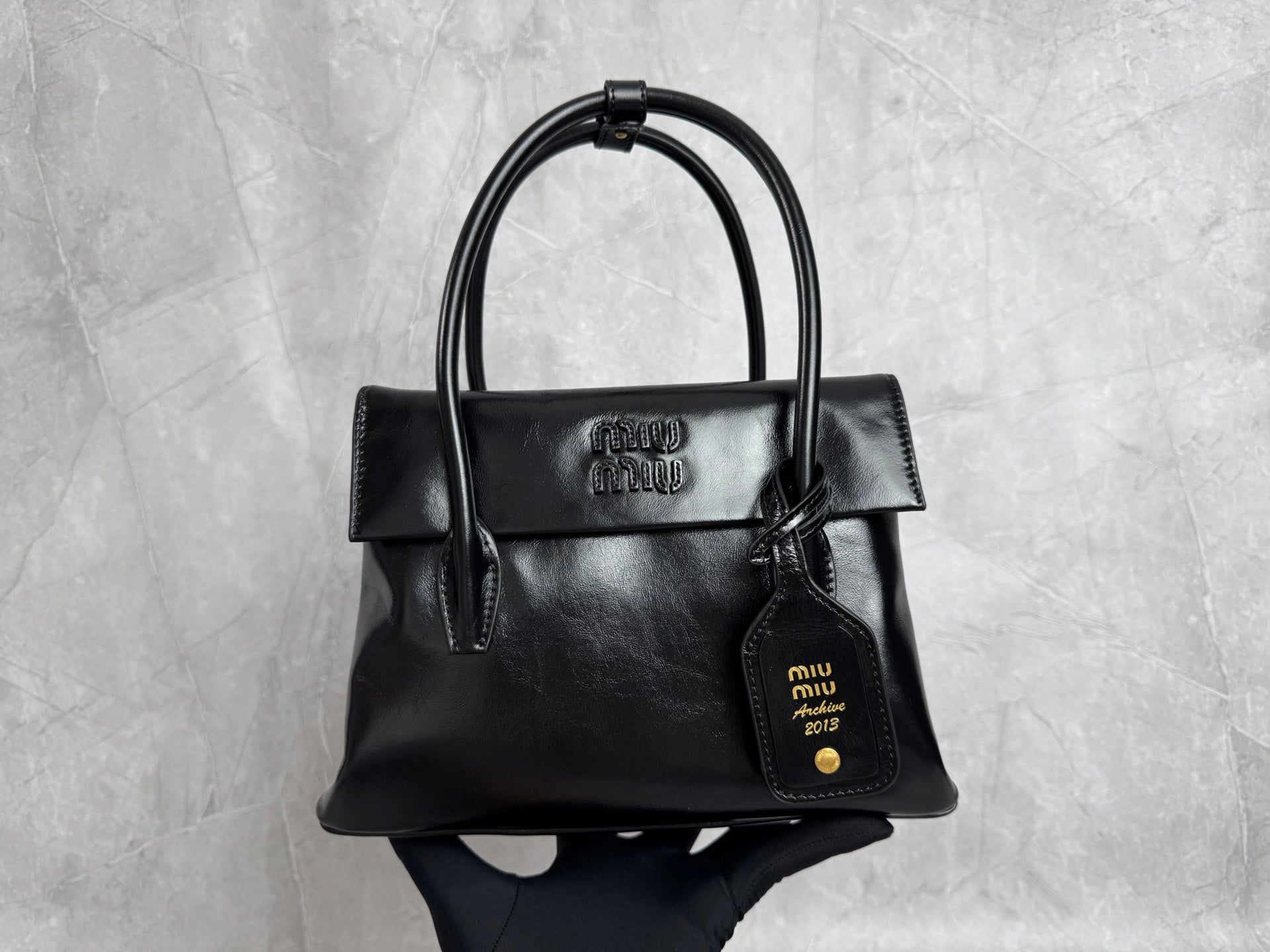 Vintage Top Handle Bag - View 1