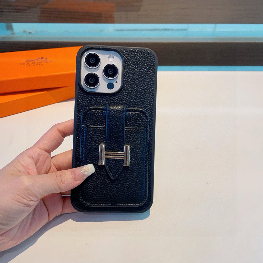 Leather H iPhone Case – Signature Edition