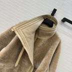 Shearling Reversible Coat – Sand Beige Edition