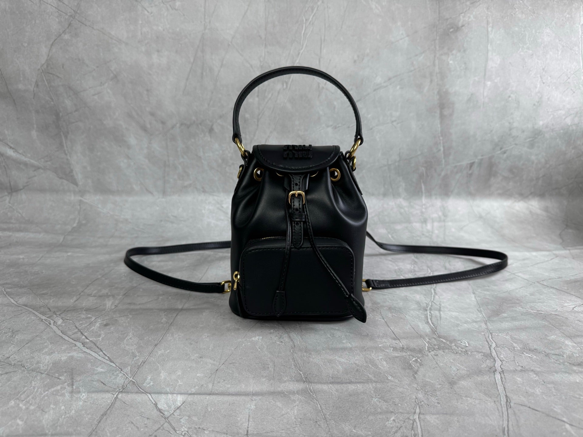Structured Mini Backpack - View 1