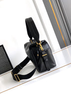 Explorer Lambskin Leather Top Handle Bag