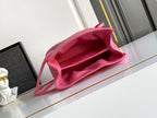 Soft Lambskin Leather Cloud Shoulder Bag