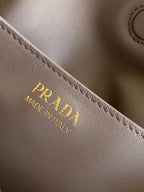 Soft Lambskin Leather Cloud Shoulder Bag
