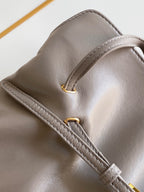 Soft Lambskin Leather Cloud Shoulder Bag