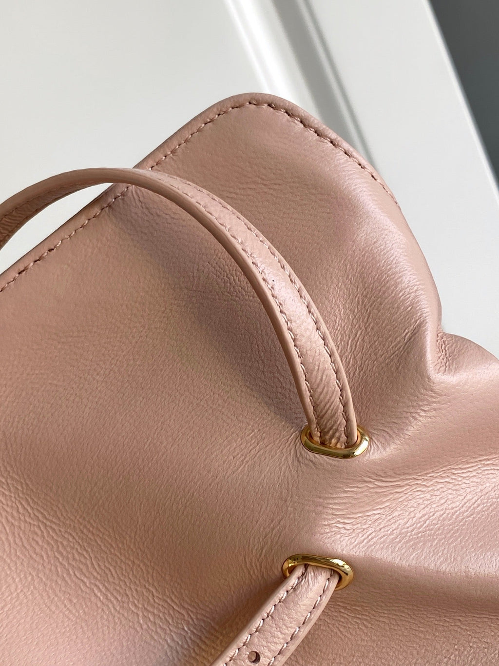 Soft Lambskin Leather Cloud Shoulder Bag