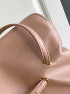 Soft Lambskin Leather Cloud Shoulder Bag