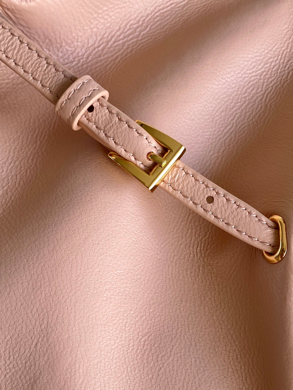 Soft Lambskin Leather Cloud Shoulder Bag