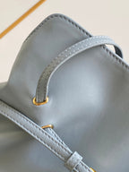 Soft Lambskin Leather Cloud Shoulder Bag