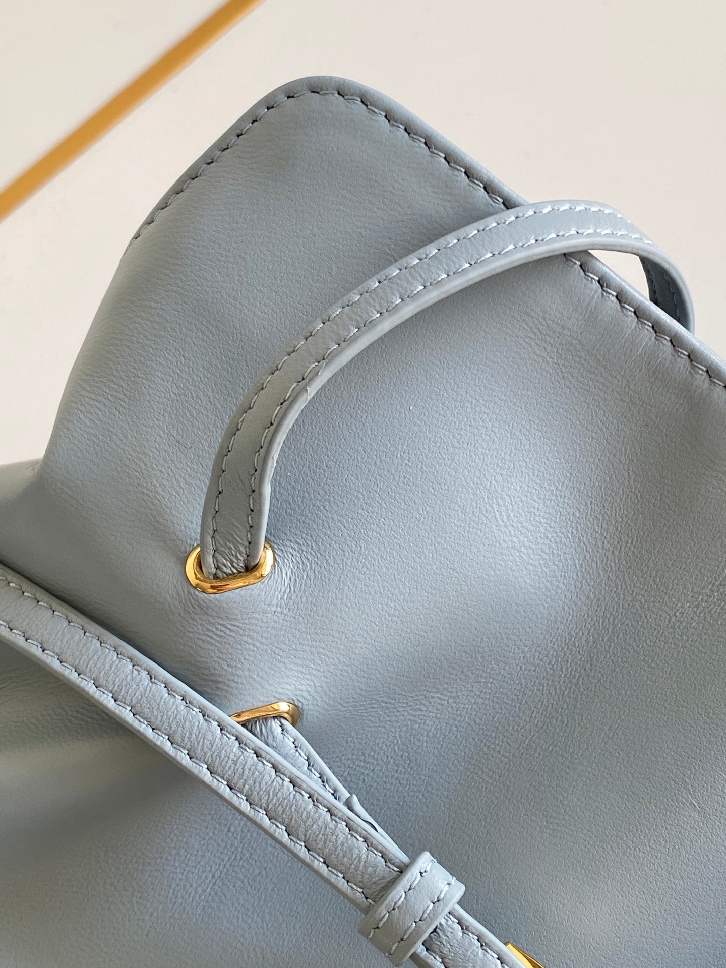 Soft Lambskin Leather Cloud Shoulder Bag