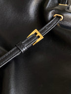 Soft Lambskin Leather Cloud Shoulder Bag