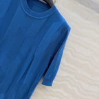 Fine Wool Knit T-Shirt – Coral Edition
